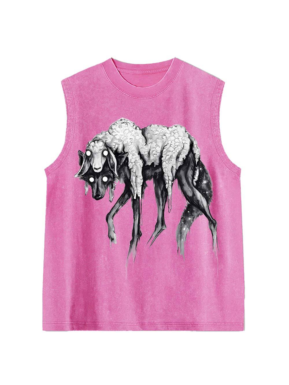Among Sheep Washed Tank Top