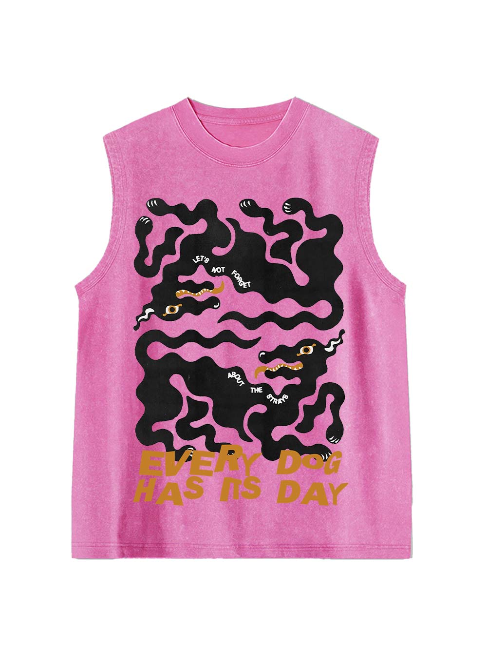 Every Dog Has Its Day Washed Tank Top