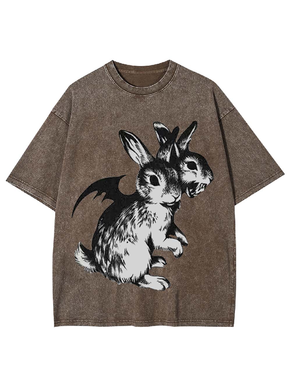 Duality of Bunnies Washed Tshirt