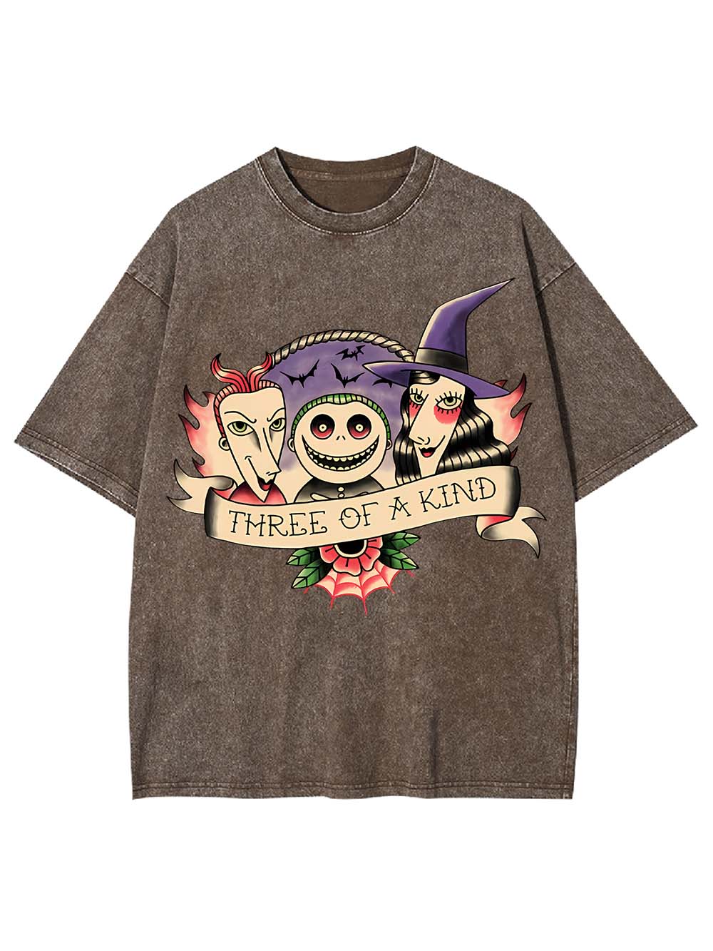 Three Of A Kind Washed Tshirt