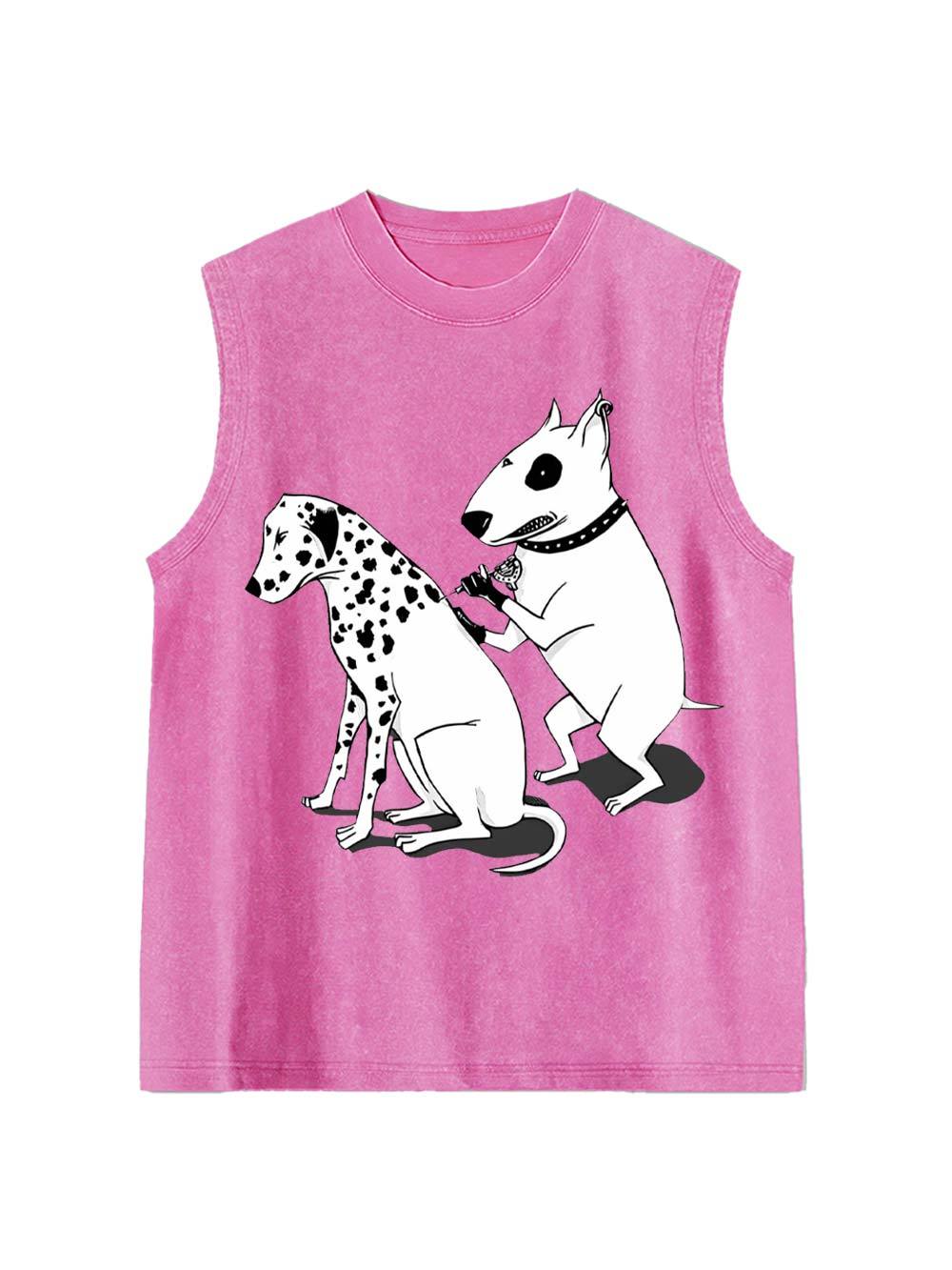Dog Gossip Washed Tank Top