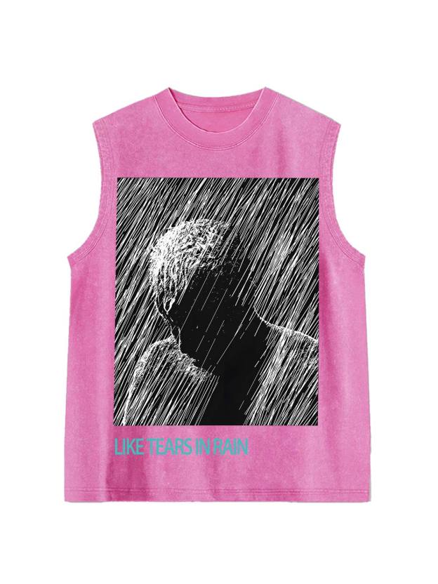Like Tears In Rain Washed Tank Top