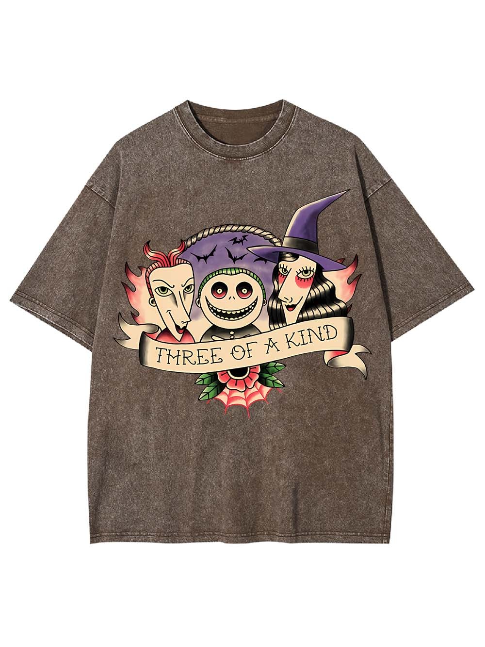 Three Of A Kind Washed Tshirt