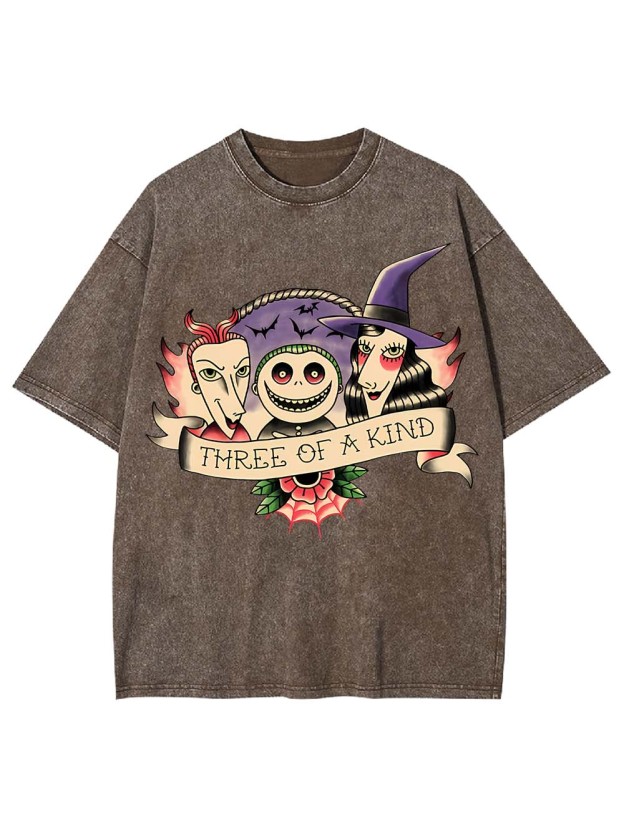 Three Of A Kind Washed Tshirt