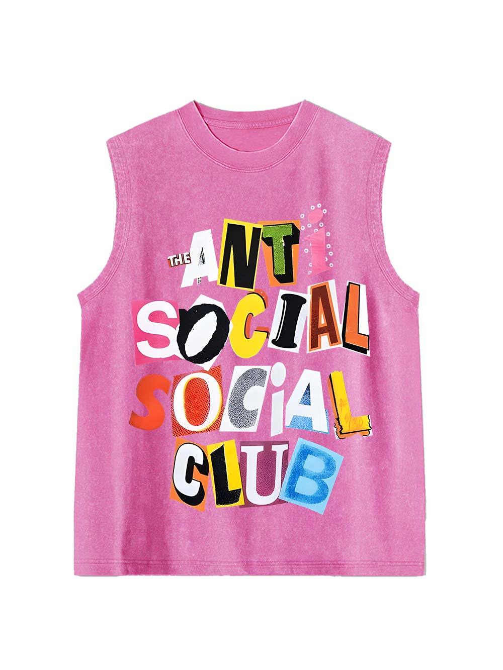 Anti Social Social Club Washed Tank Top