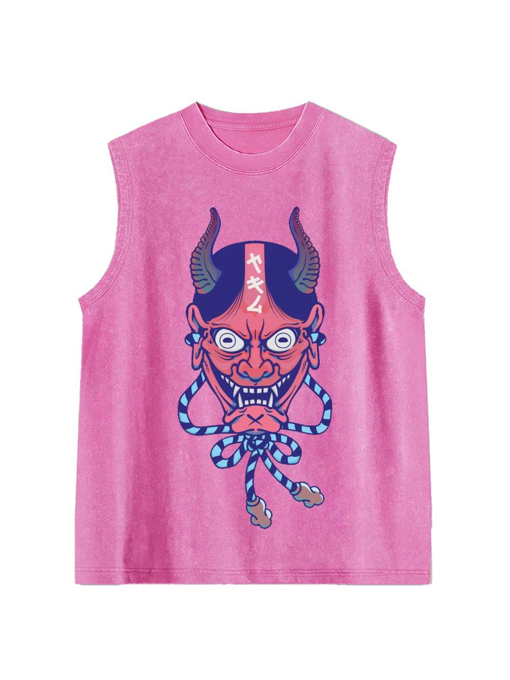 HANNYA MASK Washed Tank Top