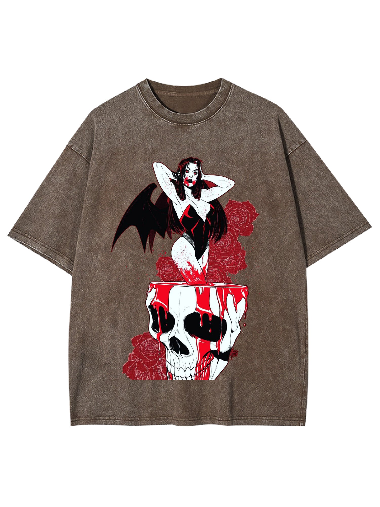Vampiric Seduction Washed Tshirt