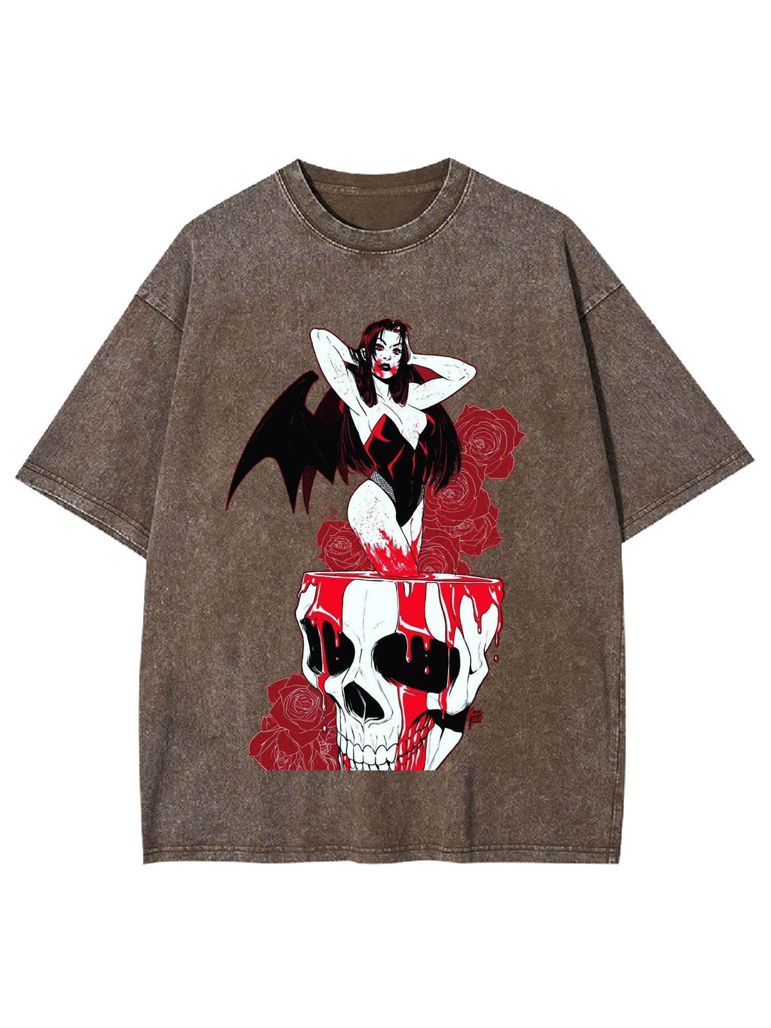 Vampiric Seduction Washed Tshirt