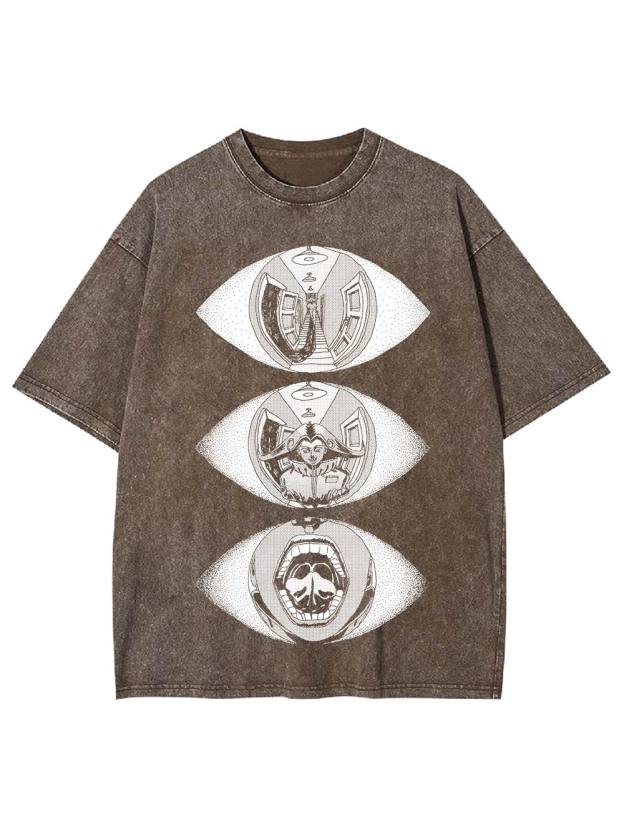 Eye Of Reflections Washed Tshirt