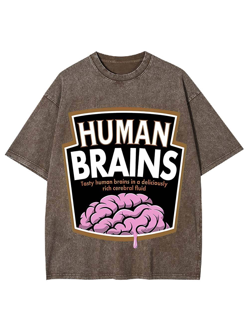 Human Brains Washed Tshirt