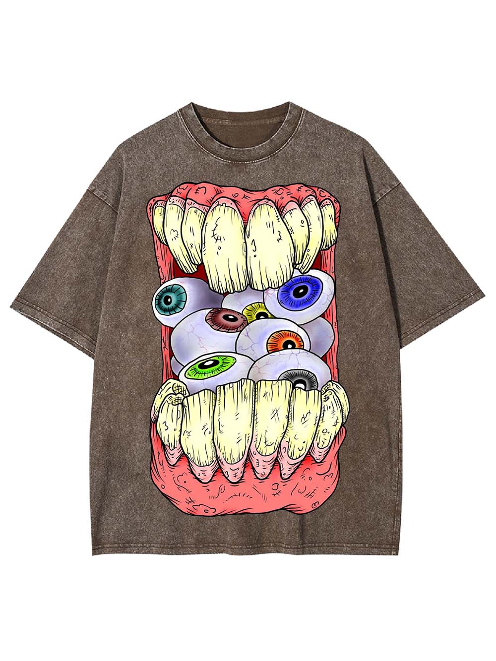 CHEWING EYES WASHED TSHIRT