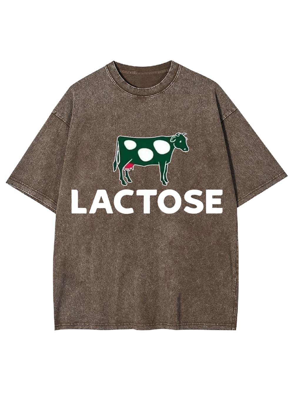 LACTOSE WASHED TSHIRT
