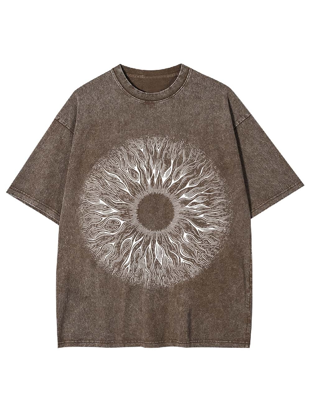 Hypnotic Eye of Chaos Washed Tshirt