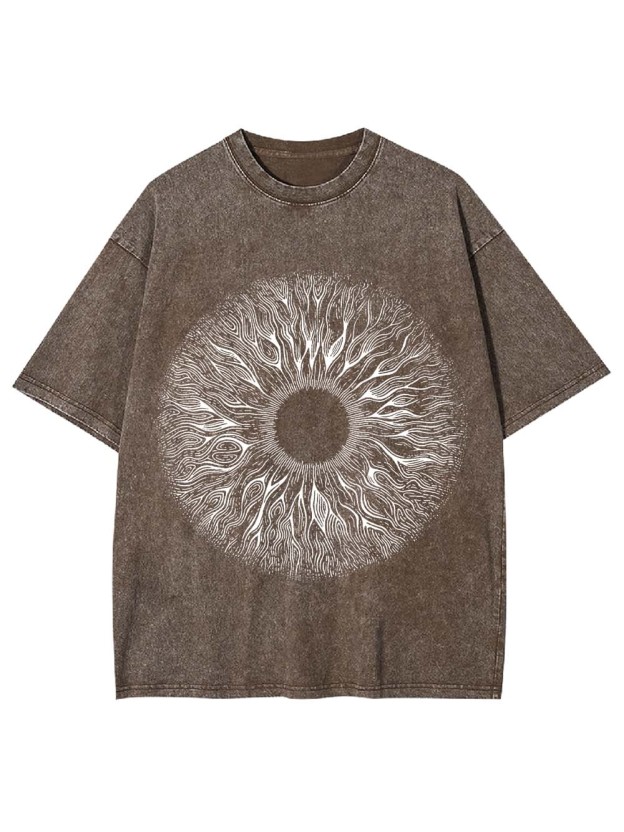 Hypnotic Eye of Chaos Washed Tshirt