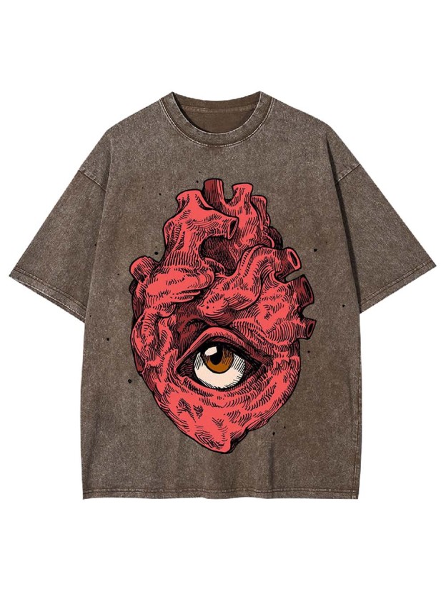 Heart Vision Washed Tshirt