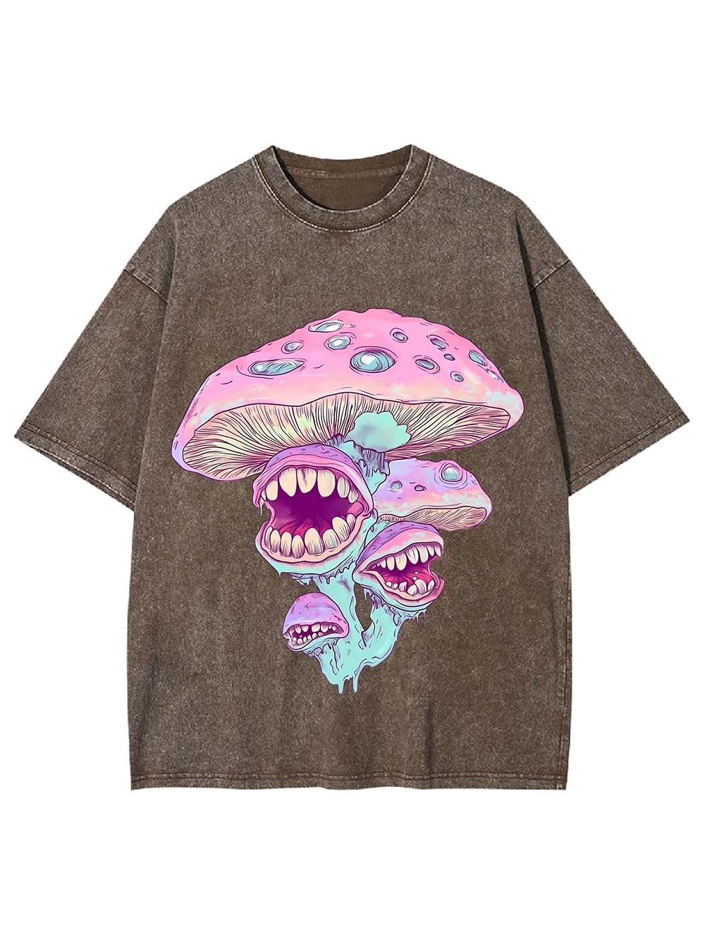 Monster Mushrooms Washed Tshirt
