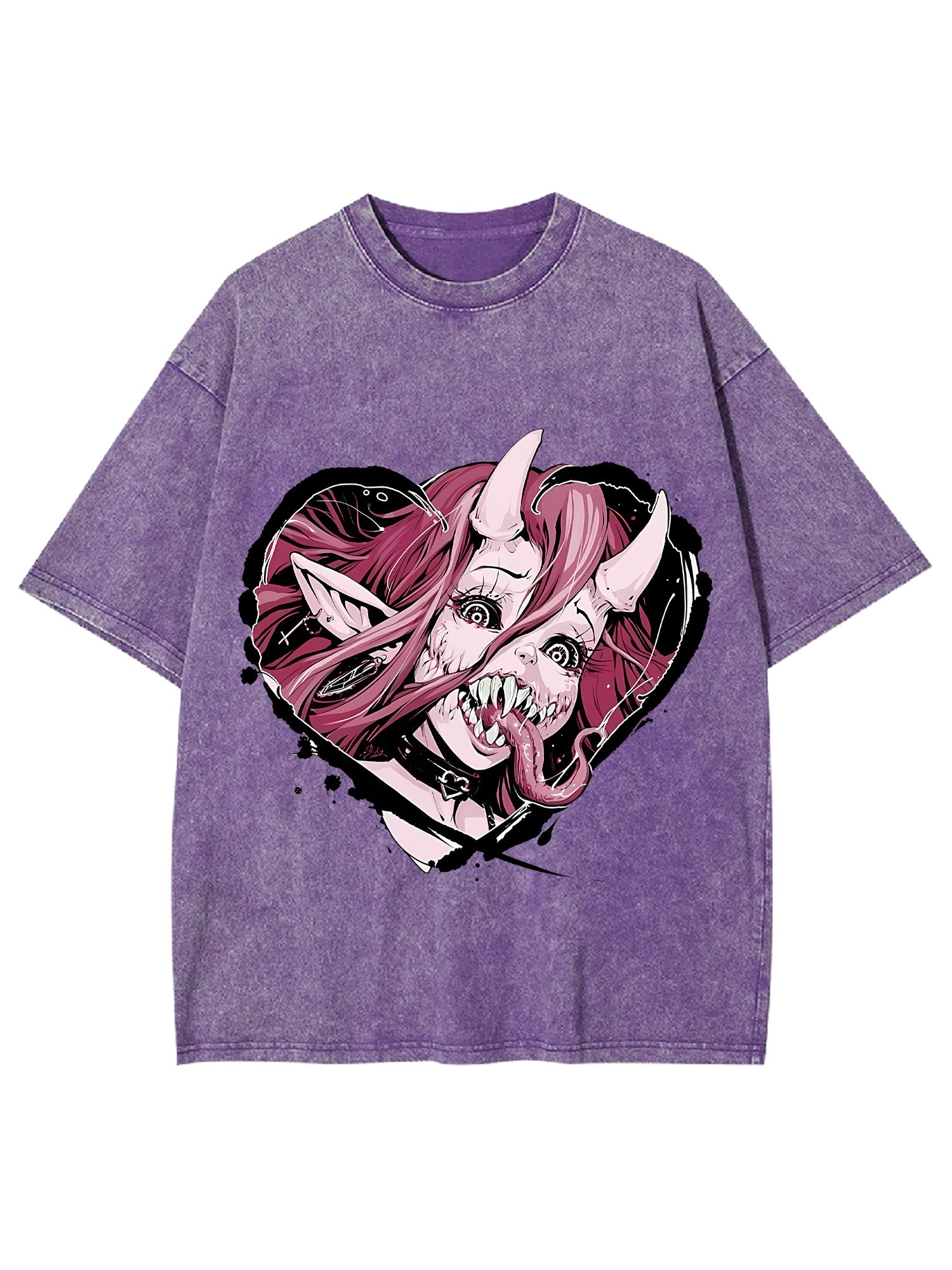 Heart Of The Demoness Washed Tshirt
