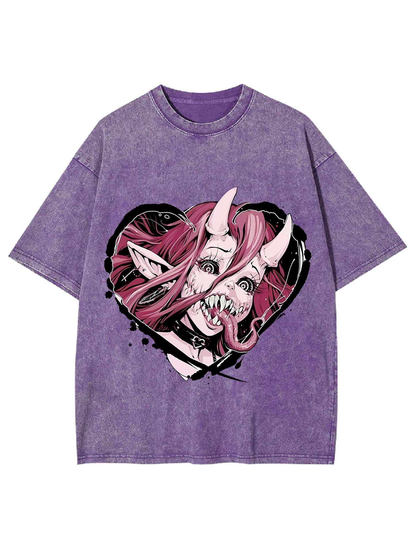 Heart Of The Demoness Washed Tshirt