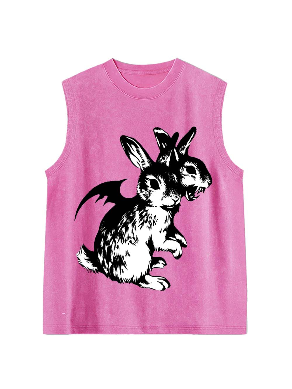 Duality of Bunnies Washed Tank Top