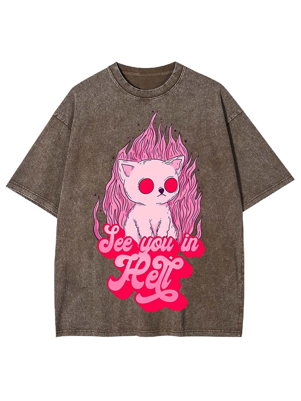 SEE YOU IN HELL WASHED TSHIRT