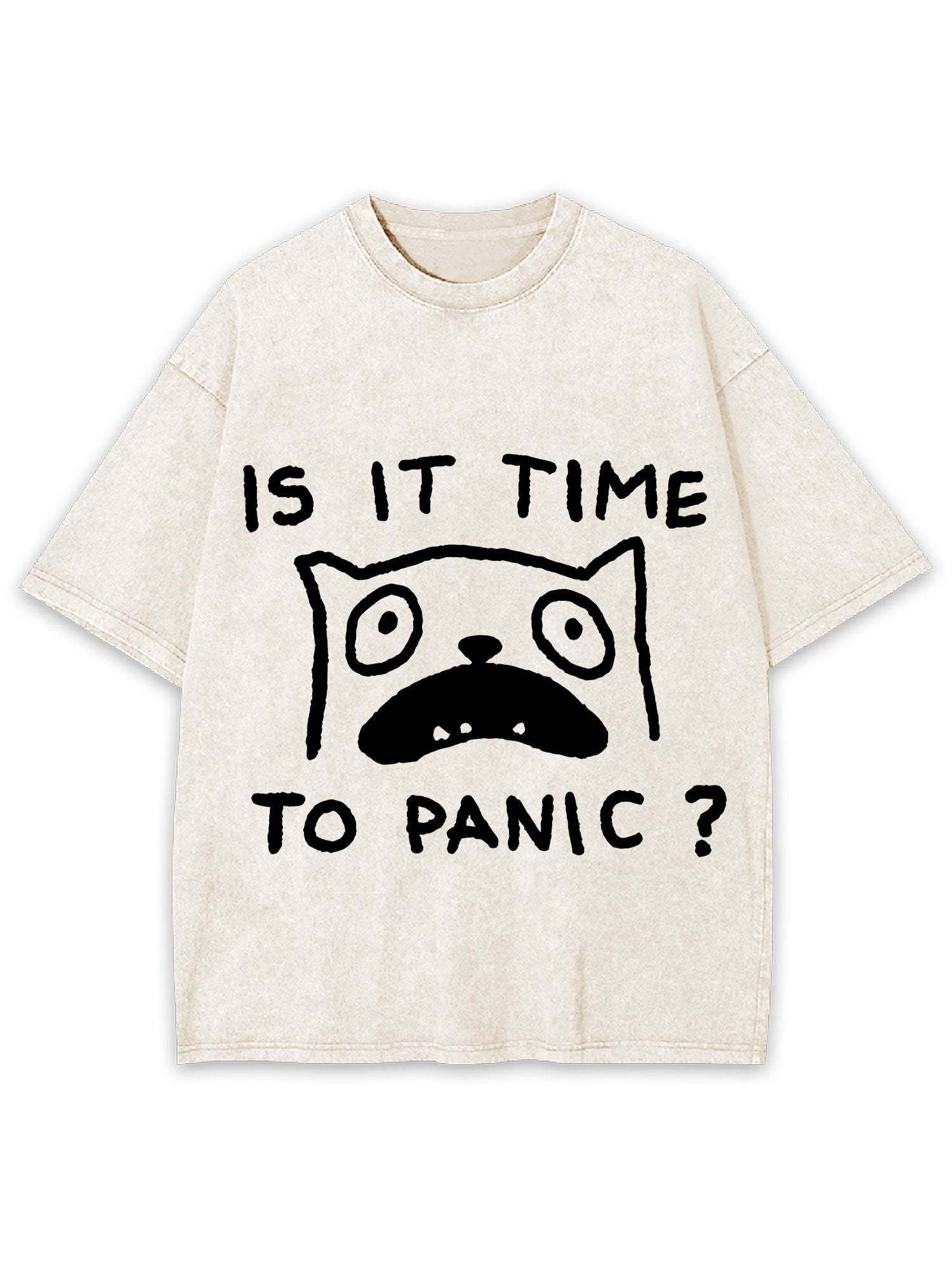 Is It Time To Panic Washed Tshirt-ClassyOutlaw Sale