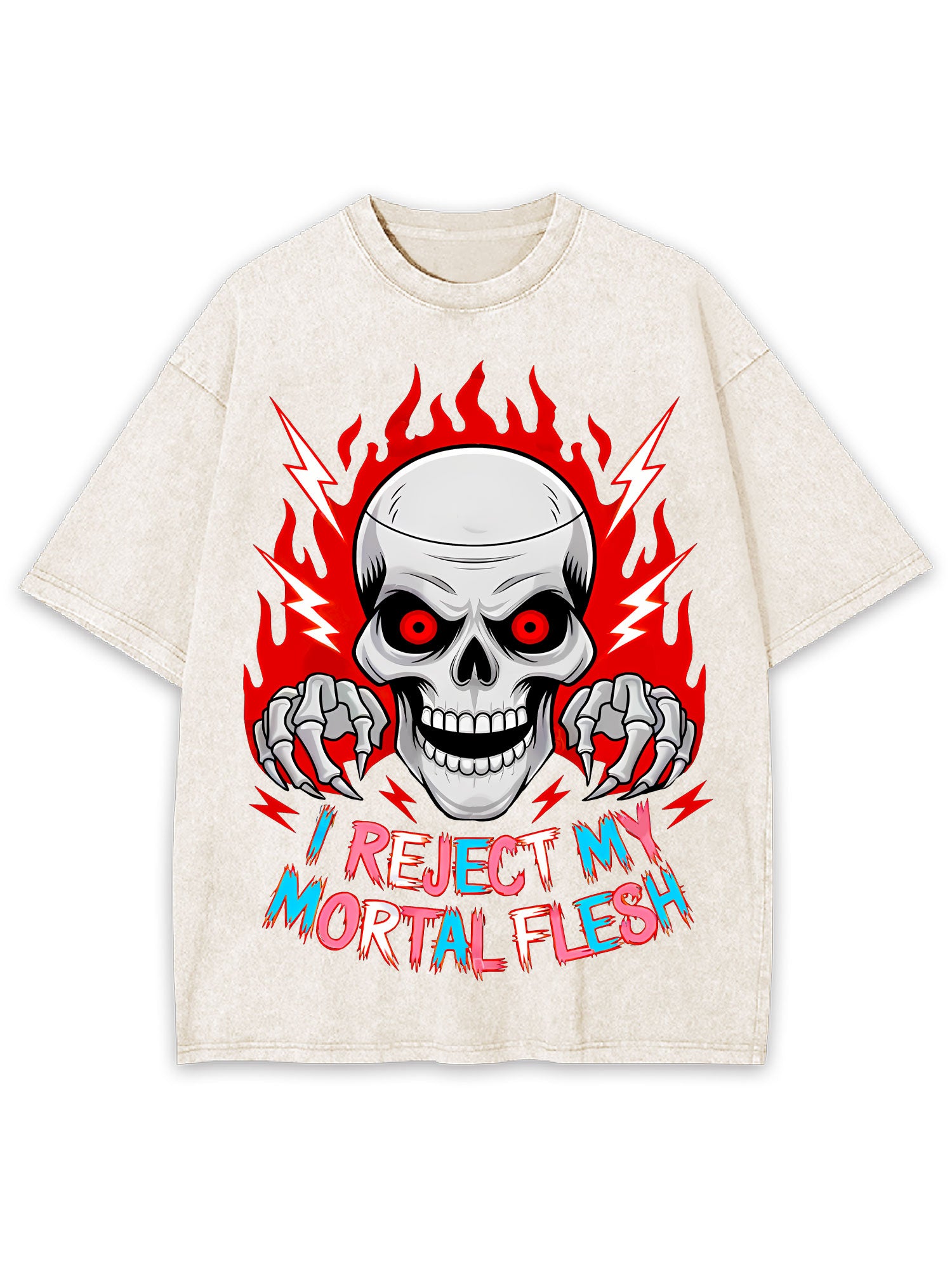 I Reject My Mortal Flesh Washed Tshirt