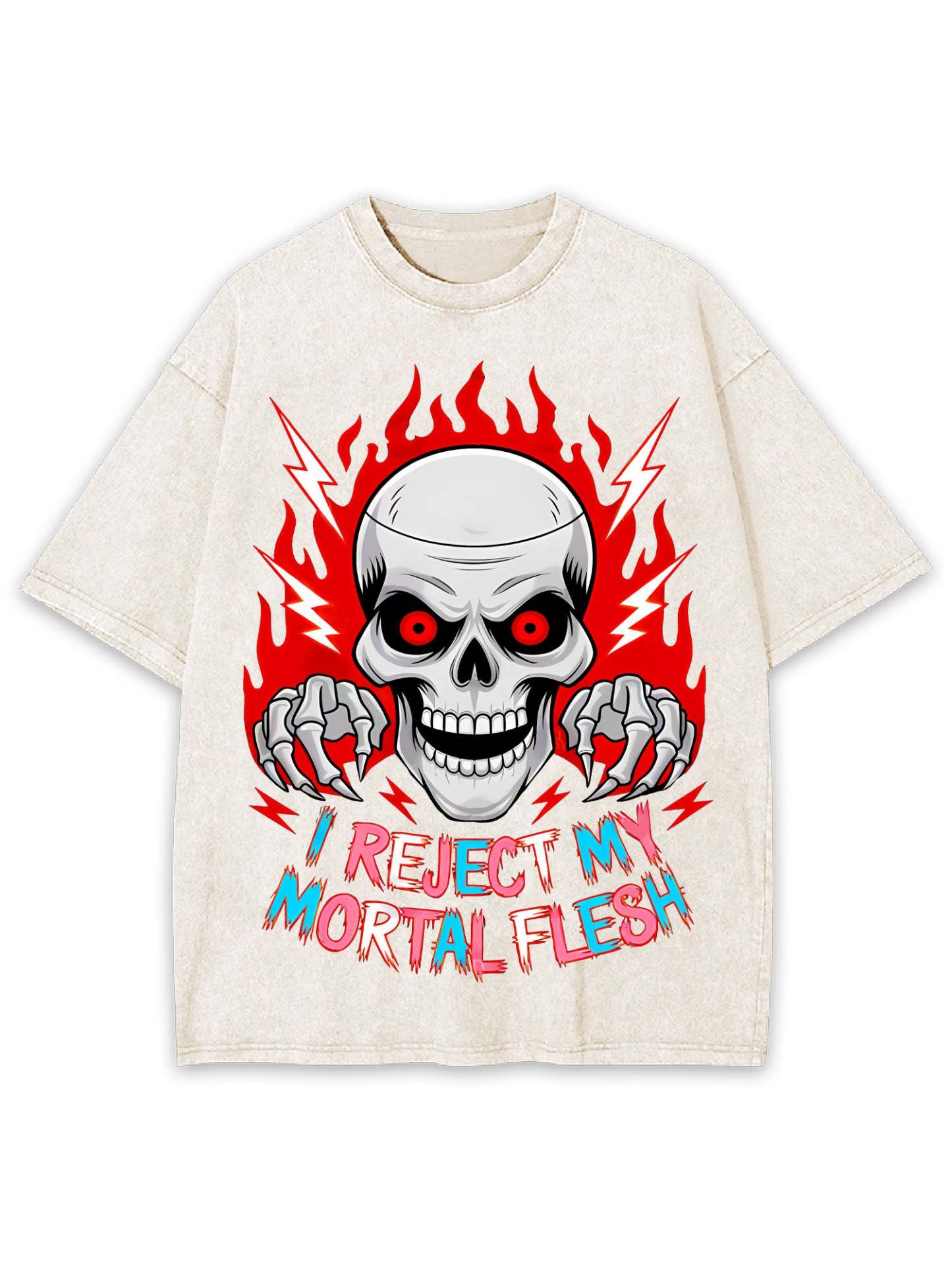 I Reject My Mortal Flesh Washed Tshirt