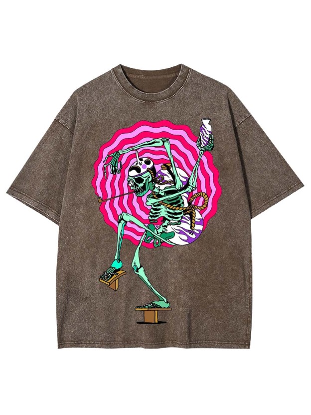 DANCING WITH THE VOID WASHED TSHIRT