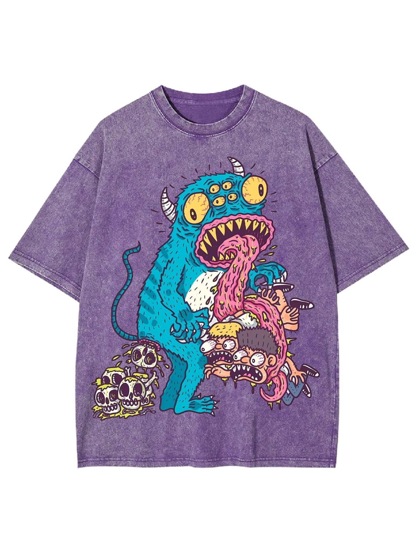 Horror Monster Washed Tshirt