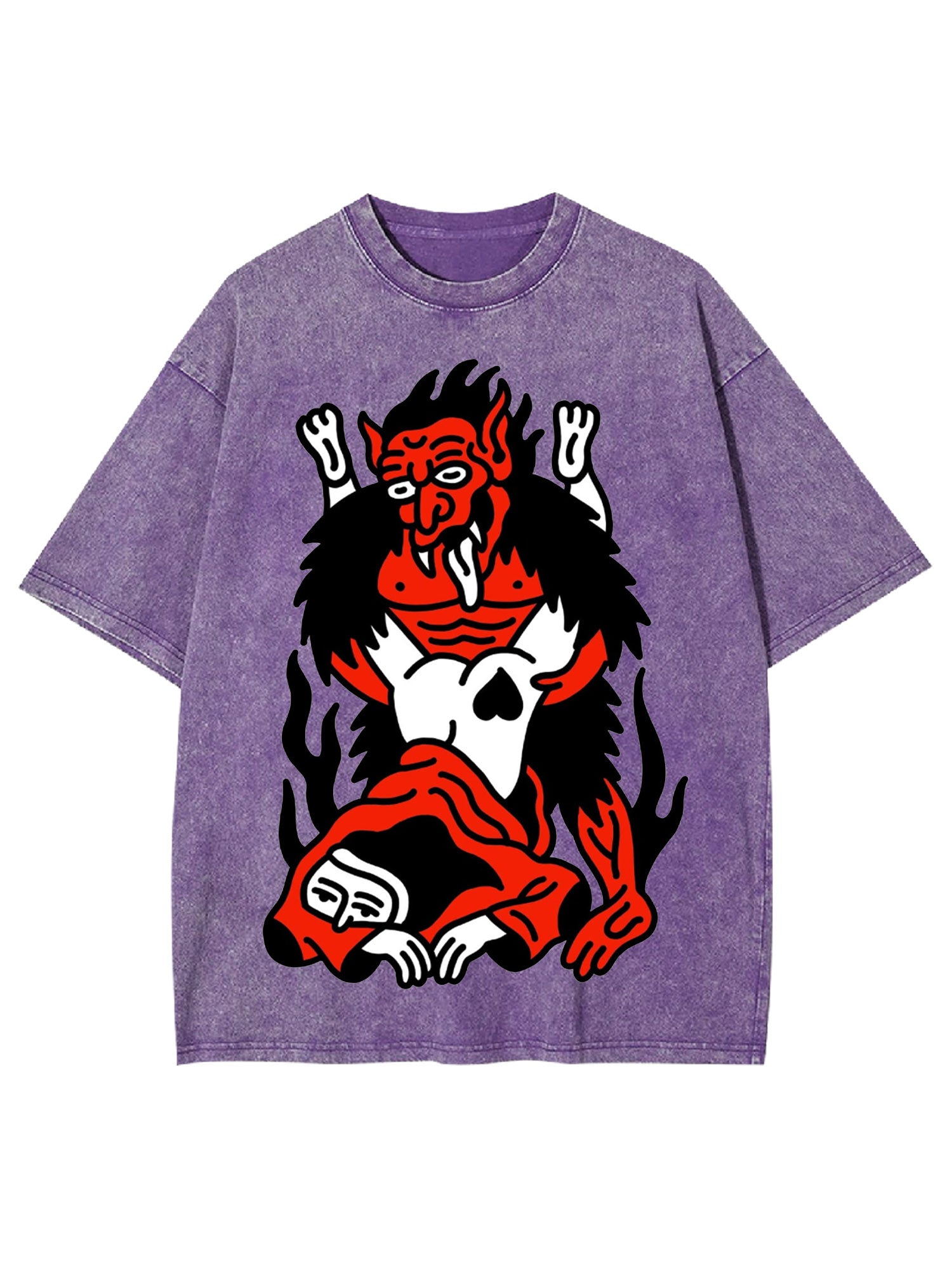 THE DEVIL'S EMBRACE WASHED TSHIRT