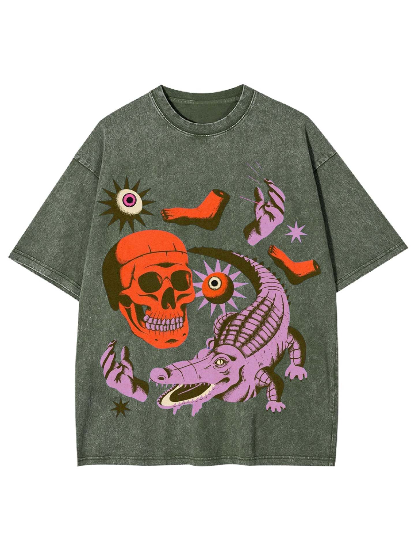 Spectacular Visions Washed Tshirt-ClassyOutlaw Sale