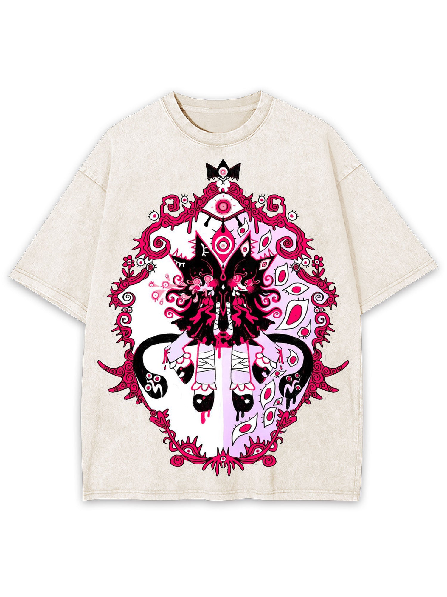 Twin Girls Washed Tshirt