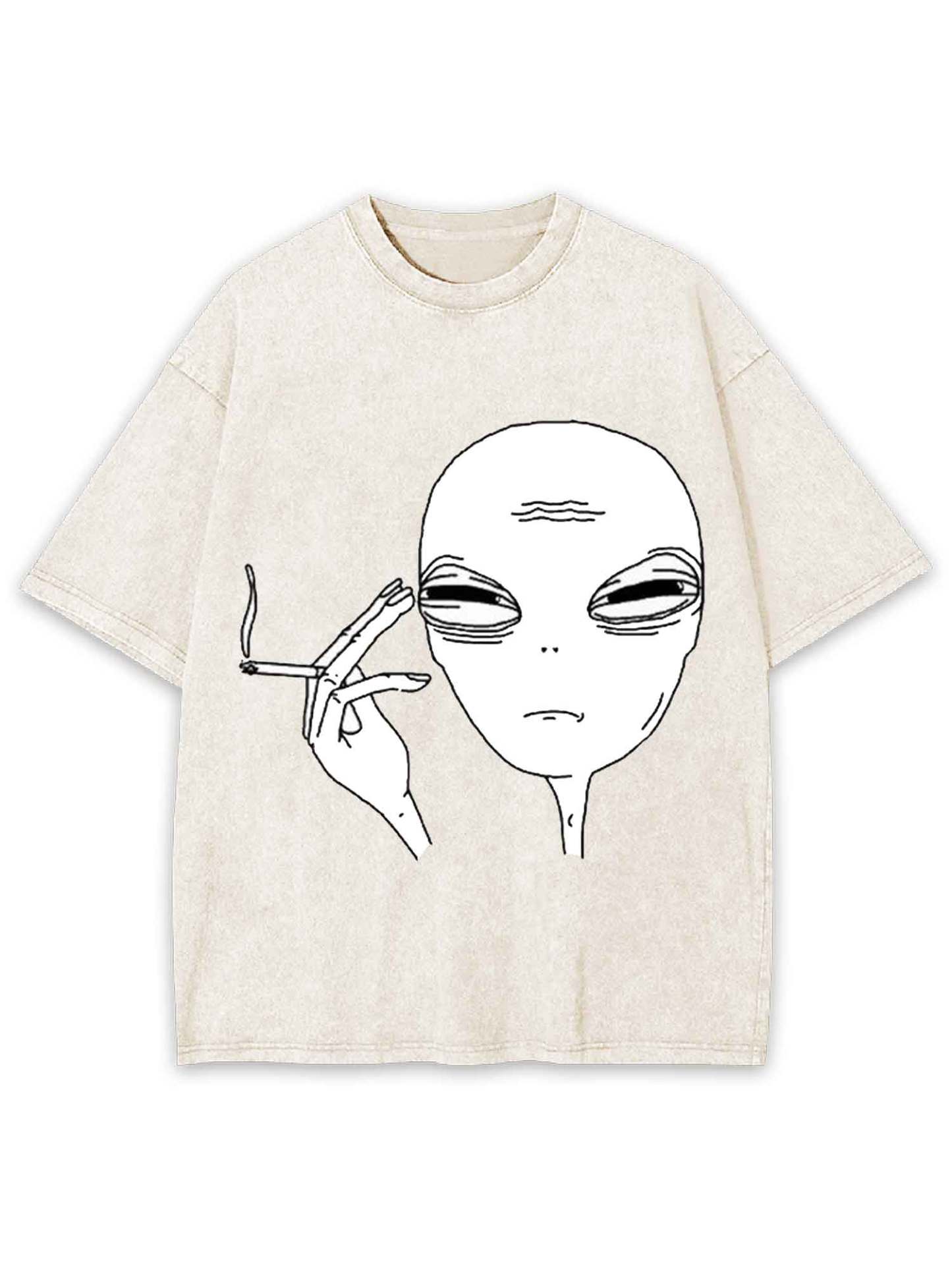 Alien Smoker Washed Tshirt