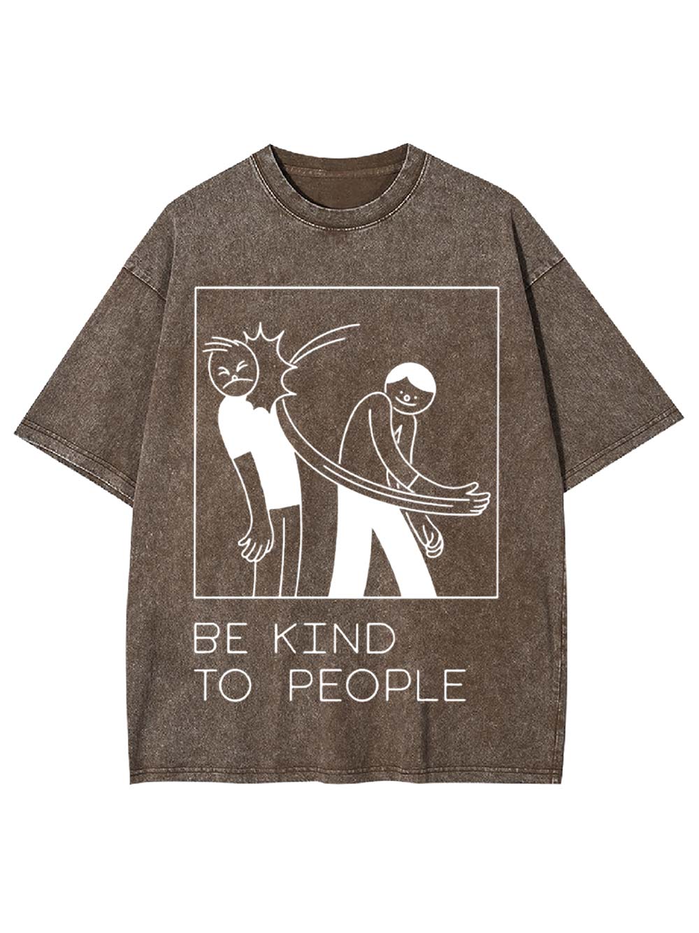 Be Kind to People Washed Tshirt