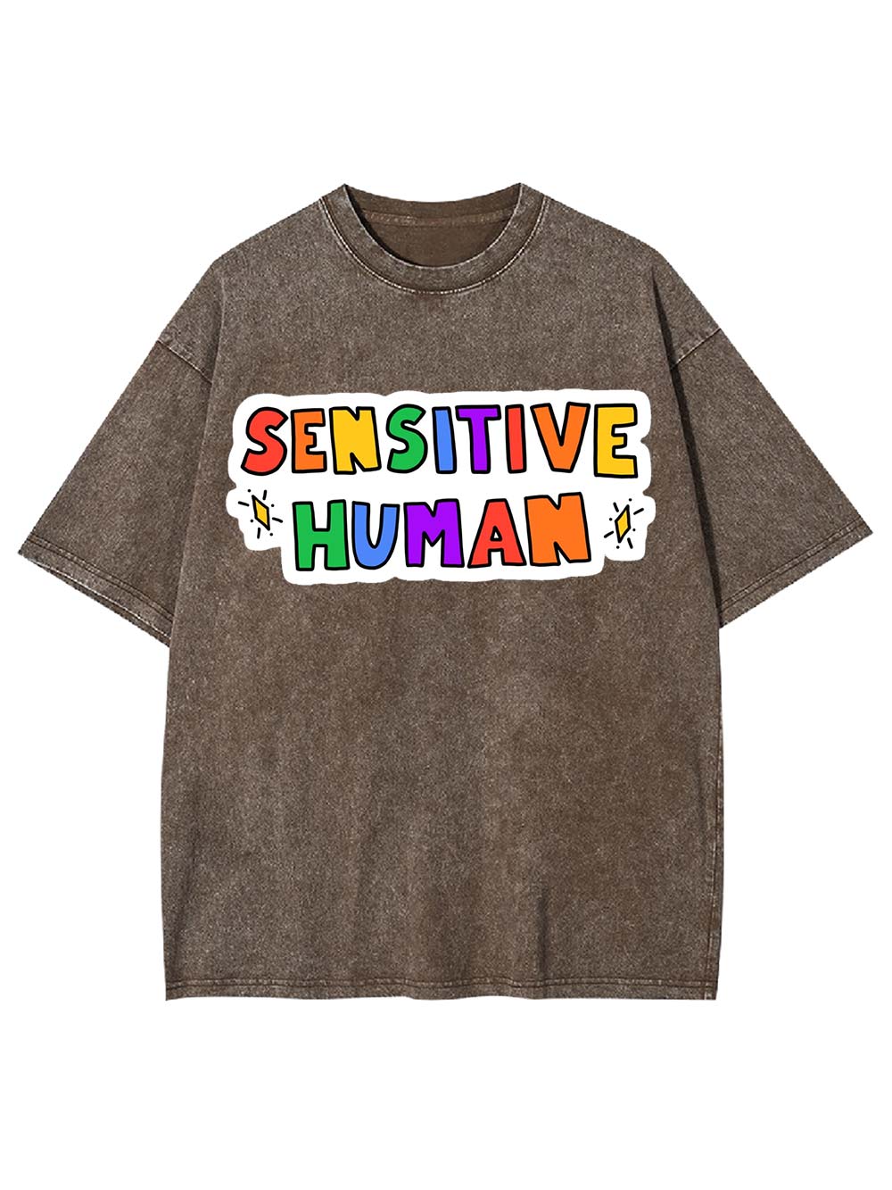Sensitive Human Washed Tshirt