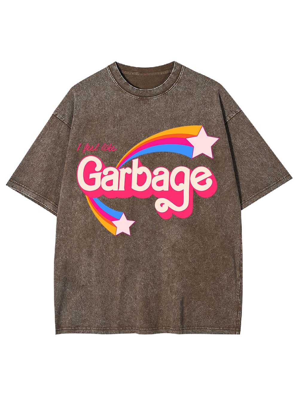 I Feel Like Garbage Washed Tshirt