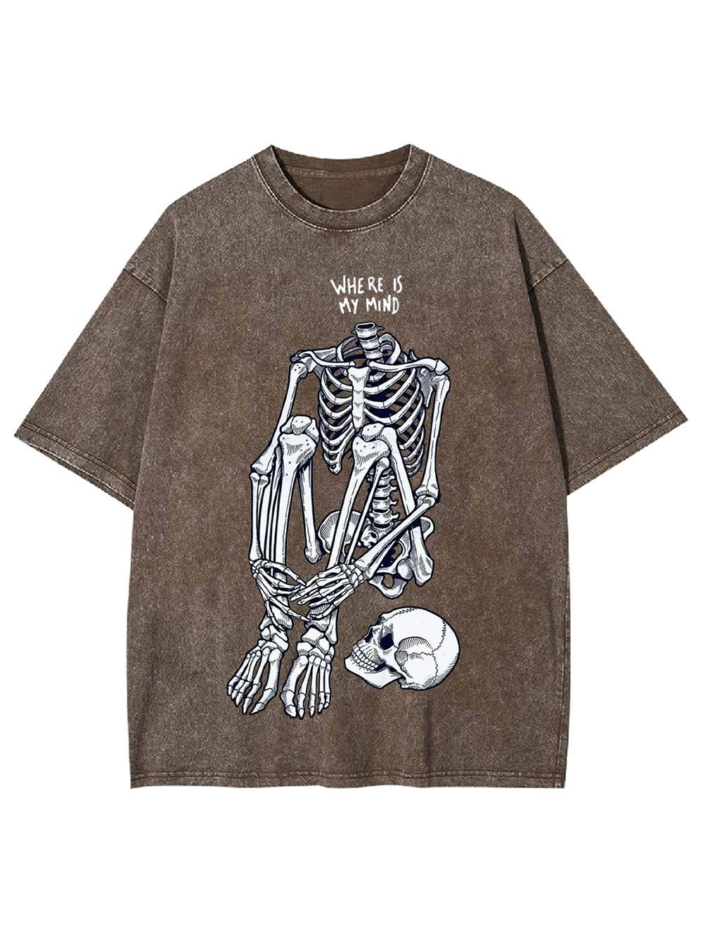 Where Is My Mind Washed Tshirt