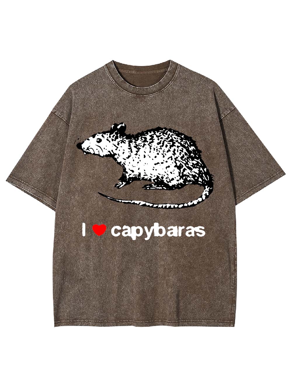 I Love Capybaras Washed Tshirt
