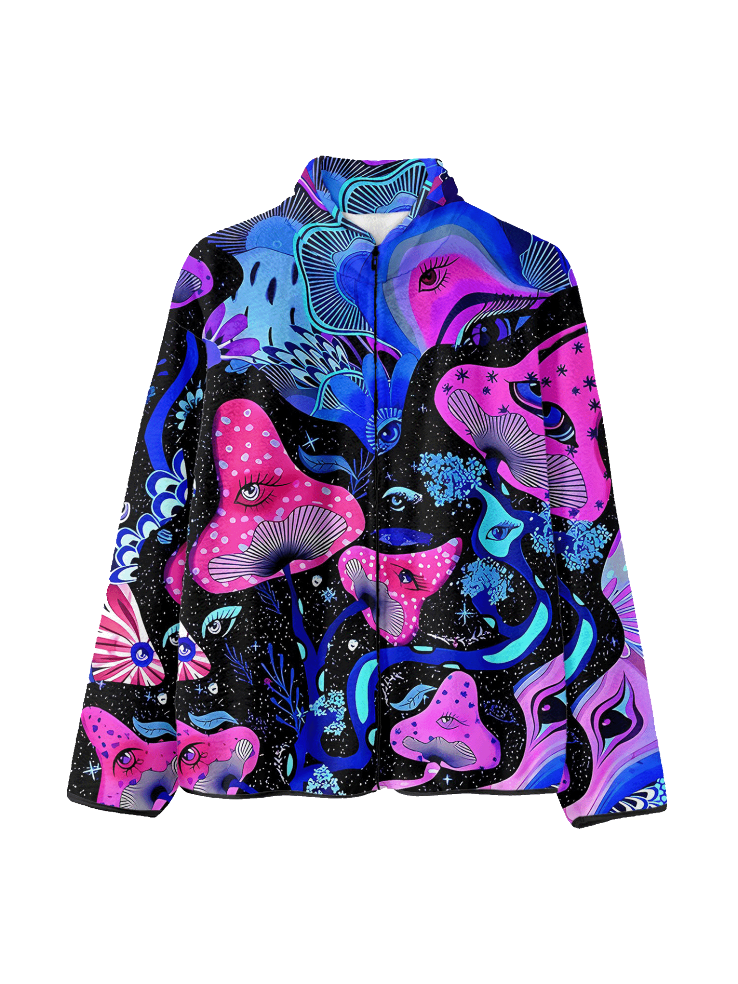 Cosmic Dreamscape Fleece Jacket-ClassyOutlaw Sale