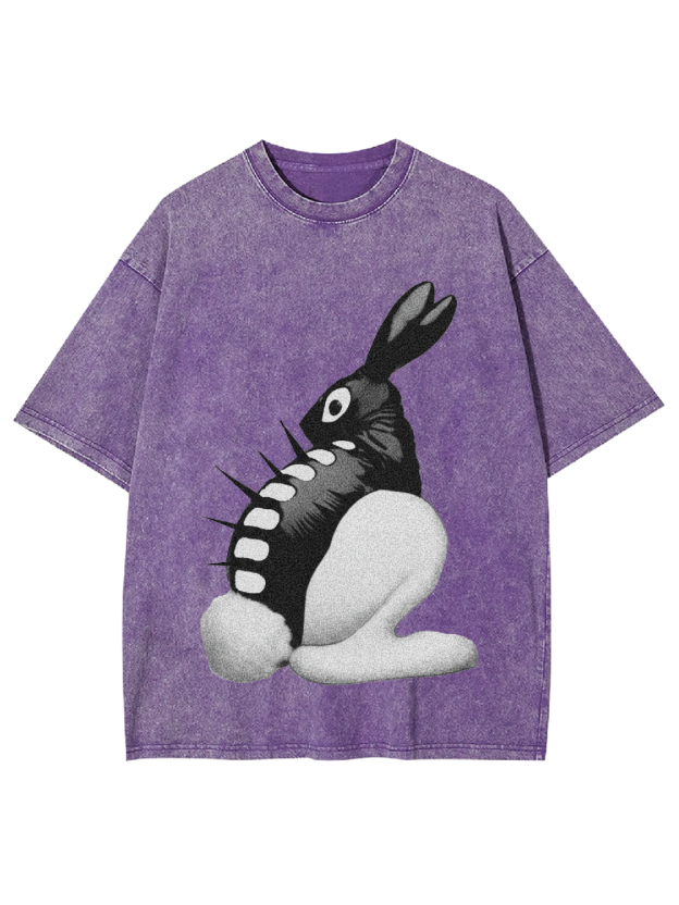 Spiked Bunny Washed Tshirt
