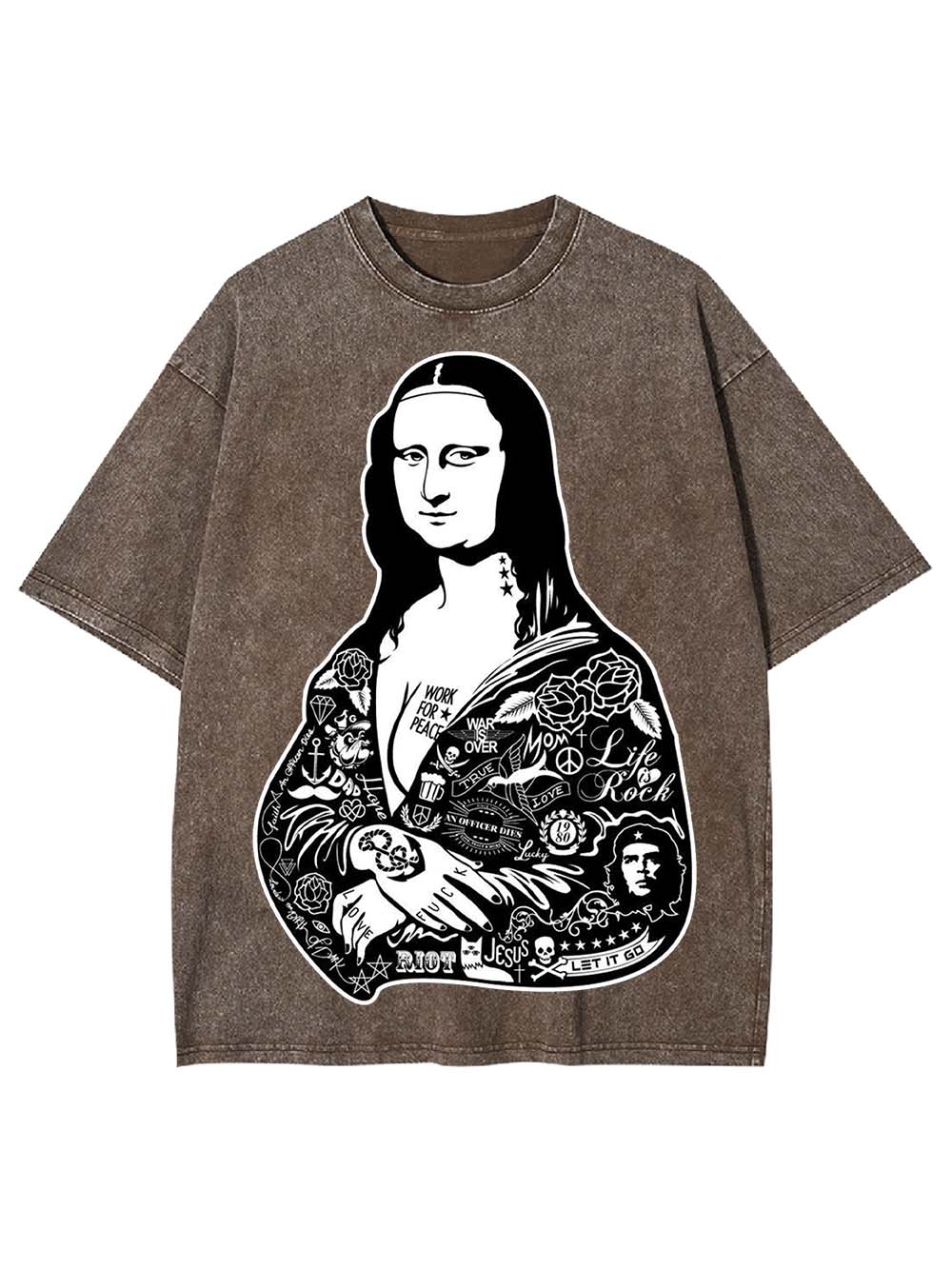 Peace and Faith Washed Tshirt