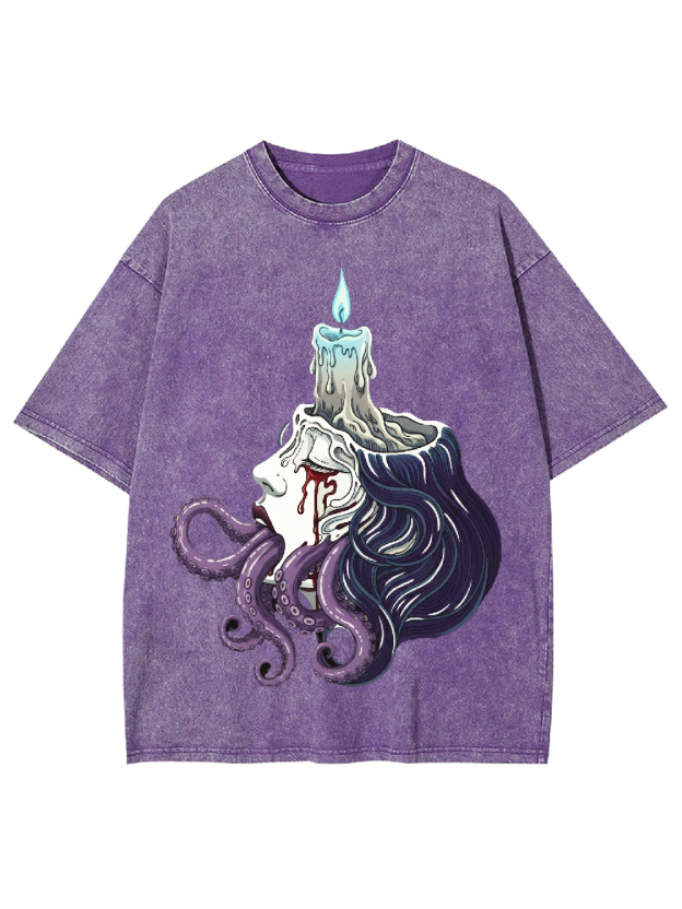 Abyssal Flame Washed Tshirt