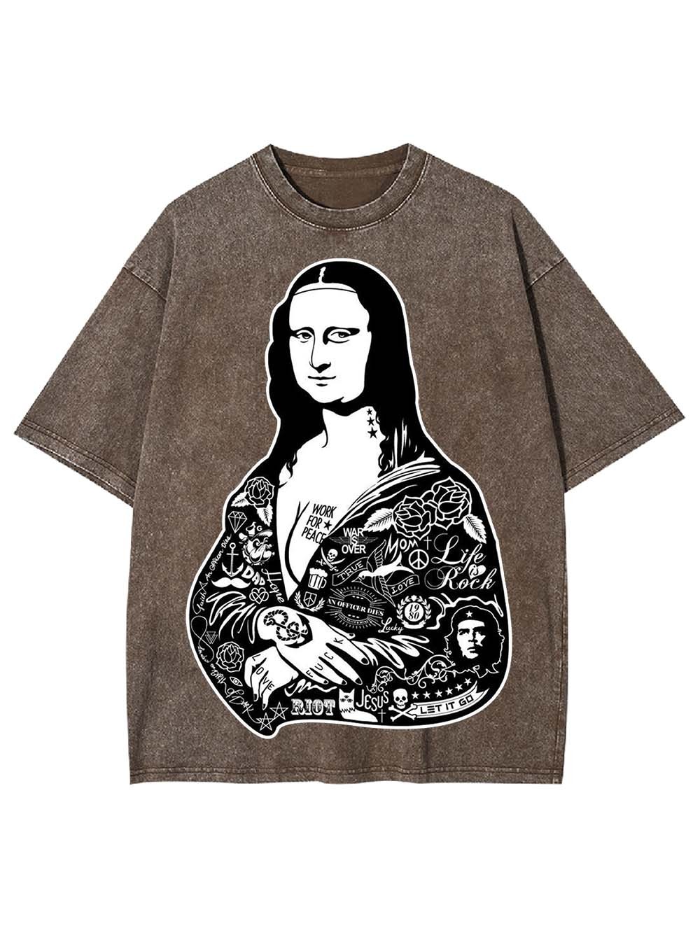 Peace and Faith Washed Tshirt