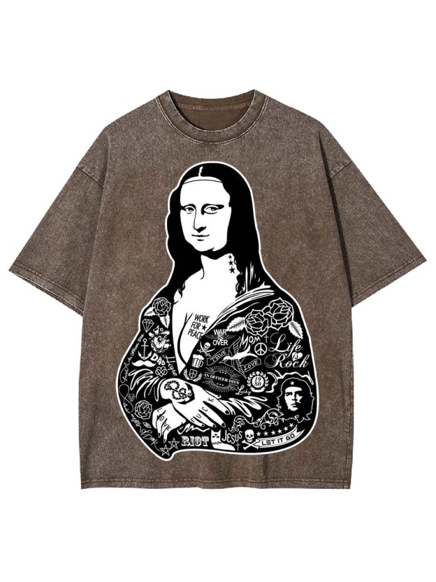 Peace and Faith Washed Tshirt