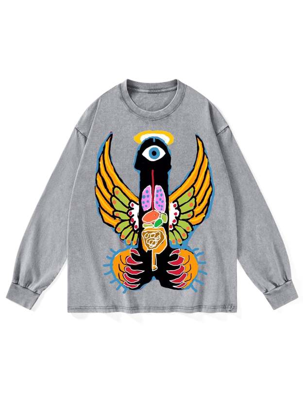 Do You Have One? Washed Long-Sleeve Tshirt-ClassyOutlaw