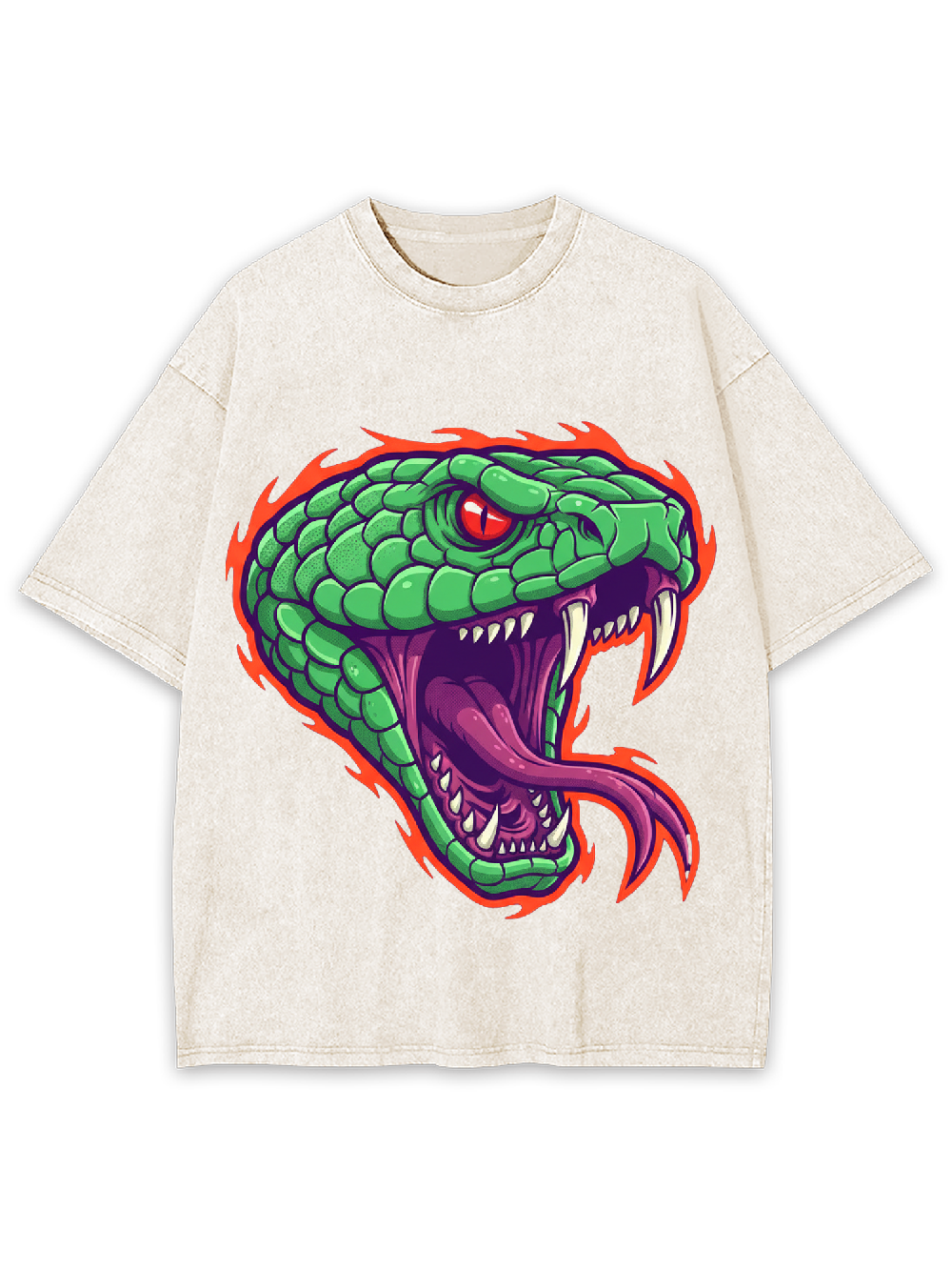 Venomous Snake Washed Tshirt