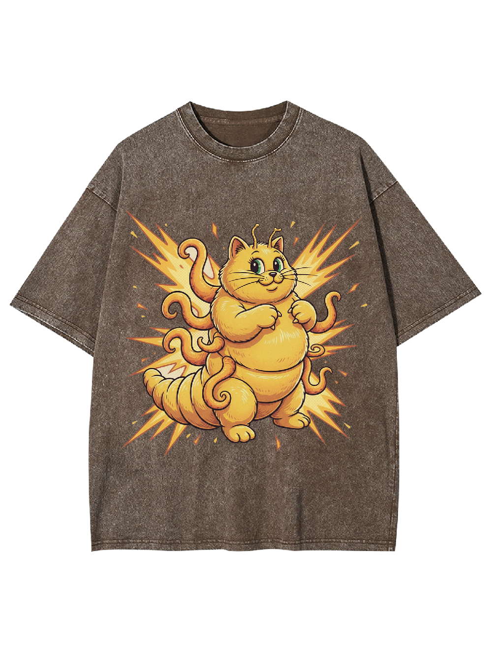 King Cattopus Washed Tshirt