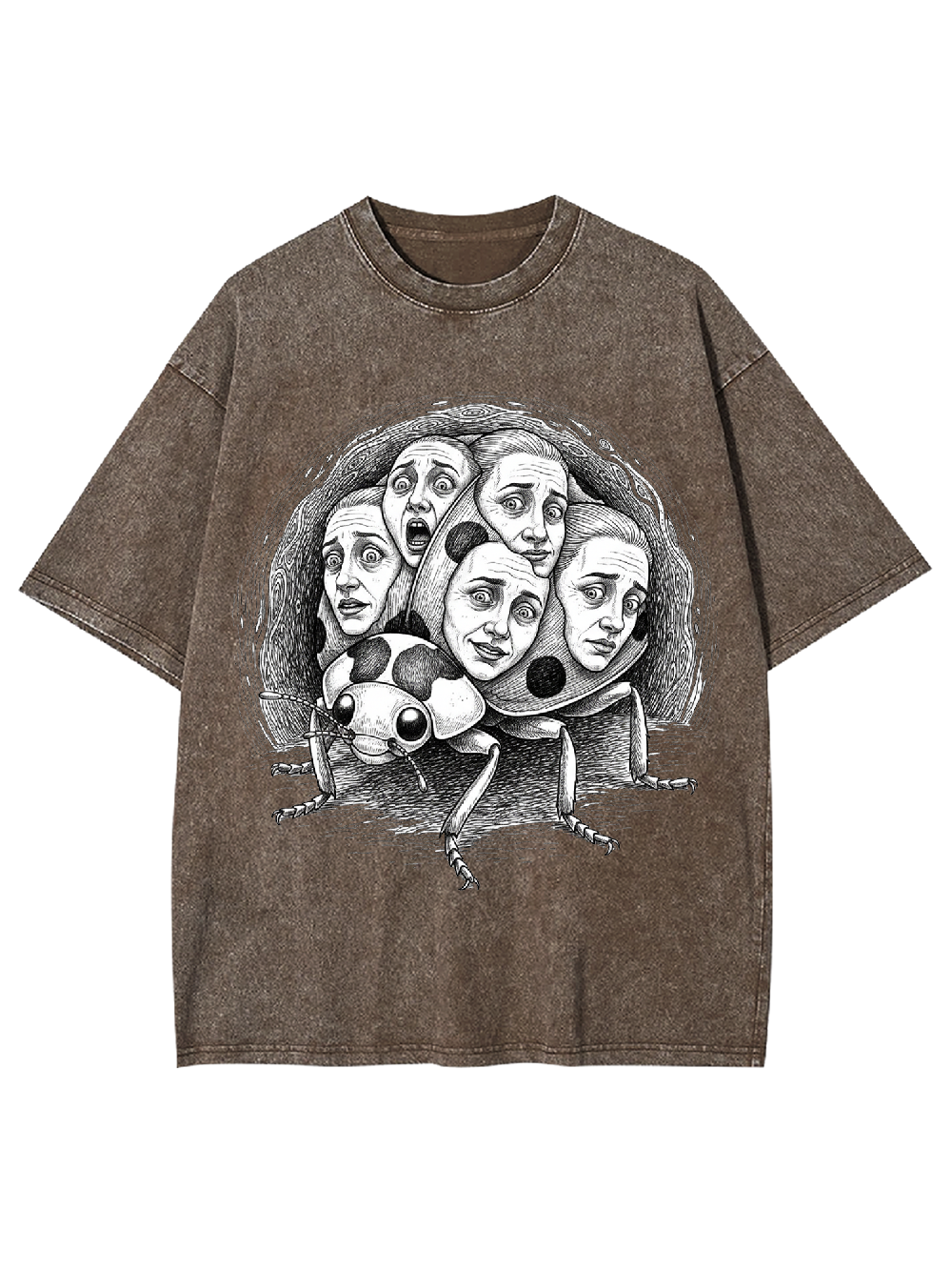 Facebug Phantom Washed Tshirt