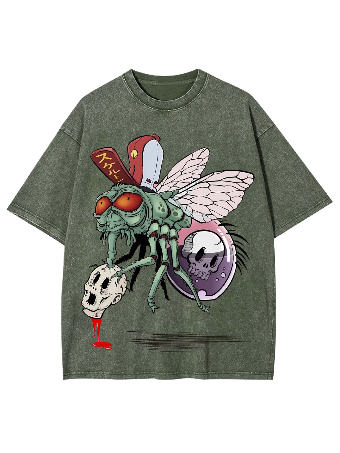 Flying Nightmare Washed Tshirt