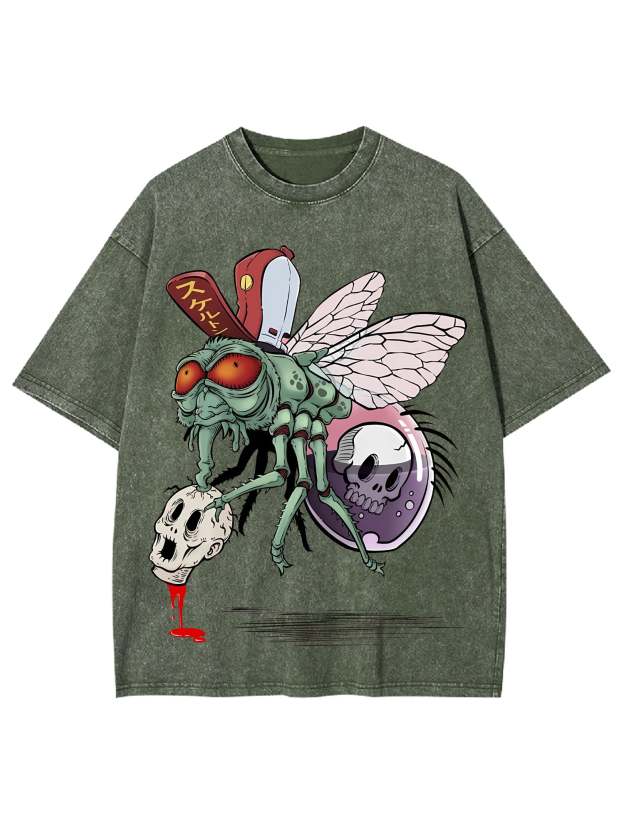 Flying Nightmare Washed Tshirt